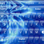 icon Keyboard Theme Glass Blue Wave(Toetsenbordthema Glas Blauwe golf)