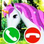 icon Fake Call Unicorn Game(fake call unicorn game)