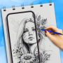 icon AR Drawing Sketch & Art Trace(AR Tekenen Schets en kunst Traceren)