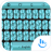 icon Theme x TouchPal Metallic Blue(Toetsenbordthema Metallic Aqua) 10.0