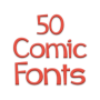 icon Comic Fonts 50(Comic Fonts Message Maker)