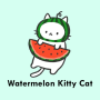 icon Cute Wallpaper Watermelon Kitty Cat Theme (Schattig behang Watermeloen Kitty Cat Theme
)