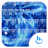 icon Theme x TouchPal Glass Blue Wave(Toetsenbordthema Glas Blauwe golf) 3.0