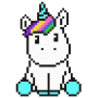 icon UnicornLittle Pony(Unicorn Art Pixel - My Little Pony Kleur op nummer
)