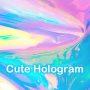 icon Cute Hologram(Kleurrijk behang Leuk hologramthema
)