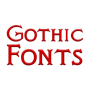 icon Gothic Fonts Message Maker