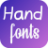 icon Hand Fonts(Handlettertypen voor FlipFont) 2.3.6
