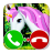 icon Unicorn Call Simulation Game(fake call unicorn game) 3.0