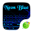 icon Neon Blue(Neon Blue GO Keyboard Theme) 4.16