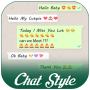 icon Chat Style(Fancy Chat Style For WhatsApp)