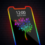 icon Edge Lighting(Randverlichting Wallpaper voor mobiel, RoundLight rgb
)