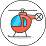 icon Red Helicopter(Rode helikopter
)