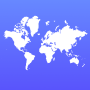 icon World Map(WERELDKAART: Aardrijkskundequiz, Atlas, Landen
)