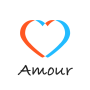 icon Amour- video chat & call all over the world. (Amour - videochatten en bellen over de hele wereld.
)