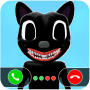 icon com.callandchat.cartooncat(Cartoon Cat Game Fake Call Video
)