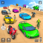 icon Car Stunt Game Superhero Games(Mega Ramp Superheld Autospel)