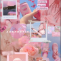 icon pink aesthetic H(Roze Esthetische Achtergrond)