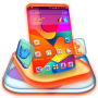 icon Abstract Color Tiles Theme Launcher(Abstracte kleurtegels Thema)