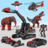 icon Excavator Robot Car Game-Dino(Excavator Robot War - Car Game) 1.8.8