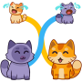 icon Cat Puzzle(Kat Puzzel: Tekenen naar Kitten)