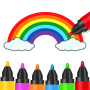icon Coloring and Drawing For Kids(Kleuren en tekenen voor kinderen)