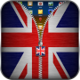 icon UK Flag Zipper Lock(UK Flag Zipper Lock Screen)