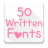 icon Written Fonts 50(Geschreven lettertypen Message Maker) 3.23.0