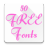 icon Free Fonts 50 Pack 6(lettertypen Berichtenmaker) 3.23.0