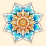 icon Mandala Pattern Color(Mandala-patroonkleurspel)
