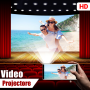icon HD Video Projector(HD Video Projector Simulator - Mobiel als Projector
)