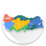 icon Map Game Turkey(Harita Oyunu: Türkiye - Şehir Bulmaca
)