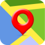 icon Maps With Aerial View(kaarten met luchtweergave)