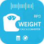 icon Digital scale to weight grams (Digitale weegschaal naar gewicht gram)