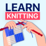 icon Learn knitting(Leer breien en haken)