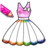 icon Dress Coloring Book Glitter(Glitter Dress Coloring Book
) 9.0