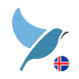 icon Bluebird Icelandic(Icelandic. Spreek IJslands. IJslands studeren.
)
