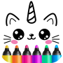 icon Drawing Pet(Tekening voor kinderen! Kleuter tekenen)
