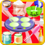 icon cooking games natural pancakes (kookspelletjes natuurlijke pannenkoeken)