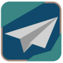 icon Paper Airplane(Papieren vliegtuig)