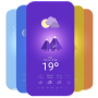 icon Color Weather Temperature Live Wallpaper(Kleur Weertemperatuur - Live Wallpaper
)