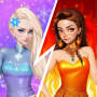 icon Icy or Fire dress up game (Icy or Fire aankleedspel)