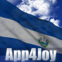 icon El Salvador Flag Live Wall (Vlag van El Salvador Live Wall)