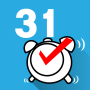 icon Monthly Alarm(Maandelijks alarm (wekelijks jaarlijks))