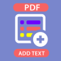 icon Text To PDF(Woord toevoegen aan pdf-bestand
)