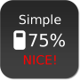 icon Nice Simple Battery(Leuke eenvoudige batterij (Widget))