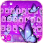 icon Purple Butterfly(Purple Butterfly Keyboard Achtergrond
)
