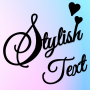 icon Stylish Text- Letter Style Art (Stijlvolle tekst-letterstijl Kunst)