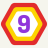 icon Up 9(UP 9 Hexa-puzzel! Voeg ze allemaal samen) 2.6.9