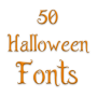 icon Halloween Fonts 50(Halloween-lettertypen voor FlipFont)
