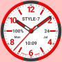 icon Brand Analog Clock-7(Merk Analog Clock-7
)